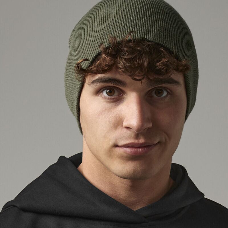 Two-tone pull-on beanie Thumbnail