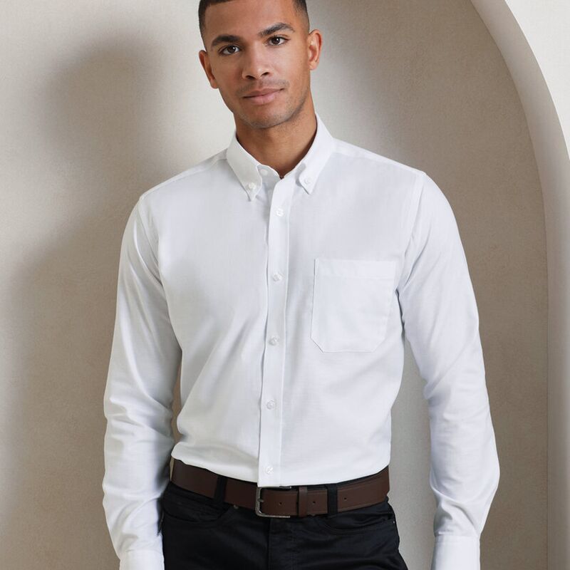 Signature Oxford long sleeve shirt Thumbnail