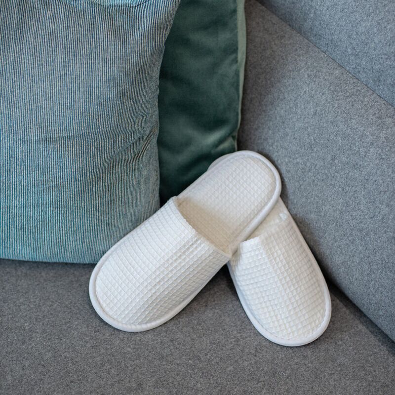 Waffle mule slippers Thumbnail
