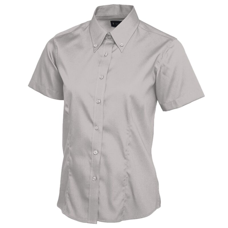 Ladies Pinpoint Oxford Half Sleeve Shirt Thumbnail