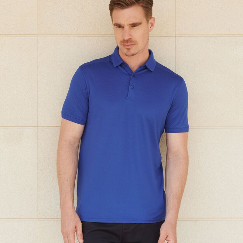 Stretch polo shirt with wicking finish (slim fit) Thumbnail