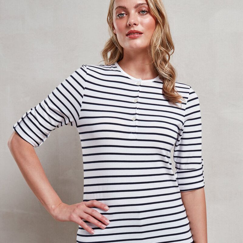 Women's Long John roll-sleeve tee Thumbnail