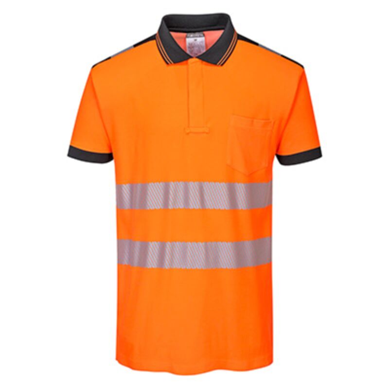 PW3 Hi-Vis Cotton Comfort Polo Shirt S/S Thumbnail