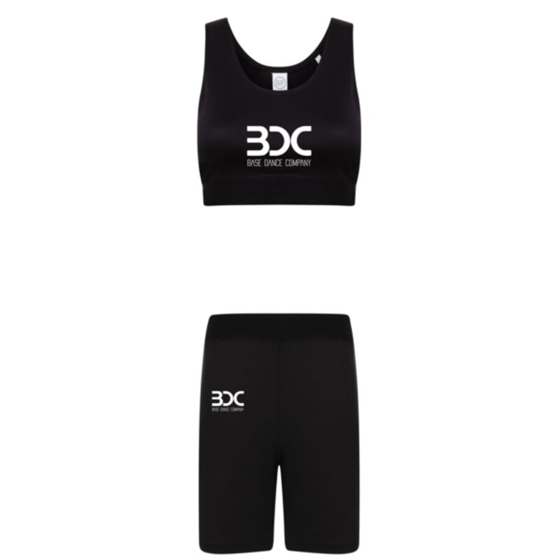 Base Dance Company Fashion Crop/Cycling Shorts Set Junior Thumbnail