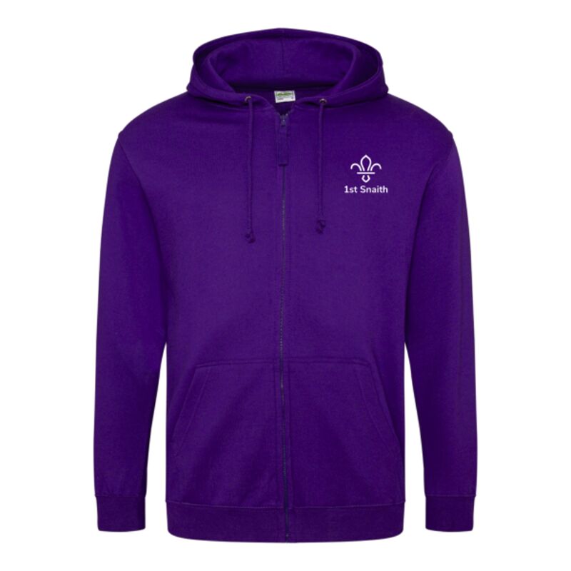 1st Snaith Scouts Zip Hoodie Junior Thumbnail